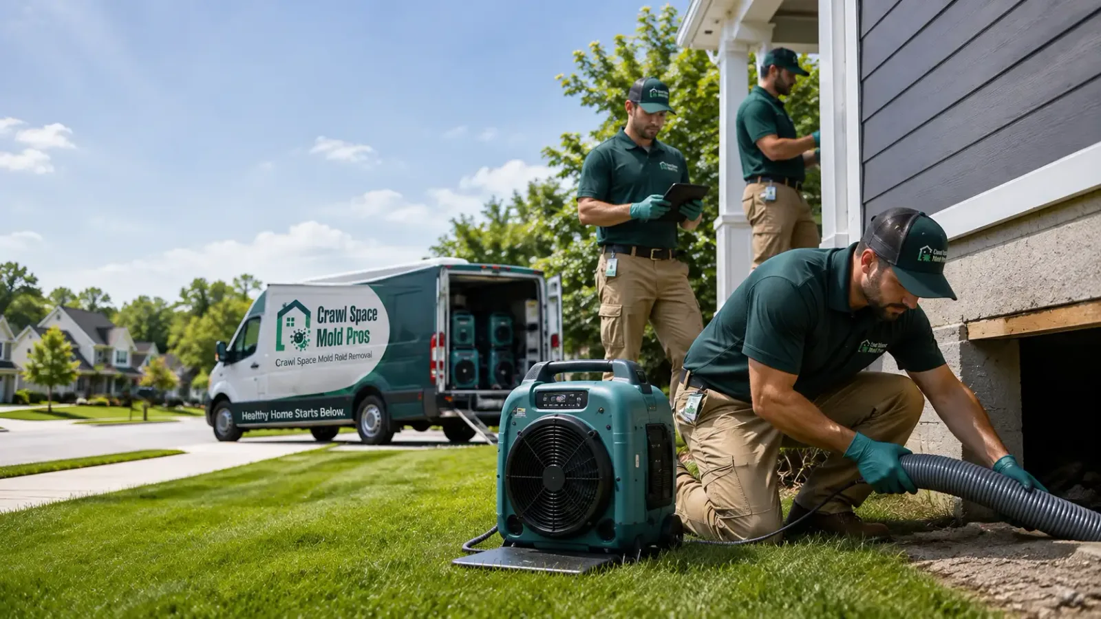 Crawl Space Mold Removal in Calpine, CA